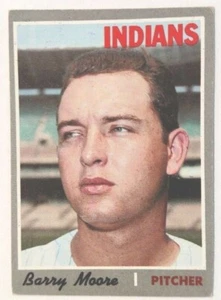 1970 Topps #366 Barry Moore Cleveland Indians - Picture 1 of 2