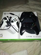 Microsoft Xbox one Series S 512GB Video Game Console White Home with 3 controll