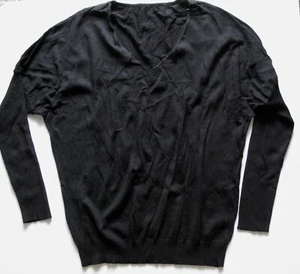 Women's Zanzea Size XL Black Pullover Sweater V-Neck Top Long Sleeve NWT - Picture 1 of 4