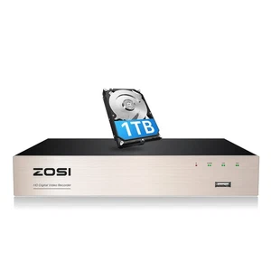 H.265+ 8CH 5MP Lite Surveillance DVR Video recorders with 1TB Hard Drive Supp... - Picture 1 of 9