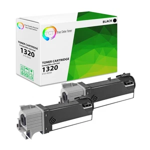 Cartucho de tóner láser TCT 2PK negro 310-9058 para impresoras Dell 1320 1320C 1320CN - Imagen 1 de 6