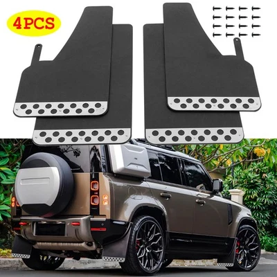 Широкие грязевые щитки брызговики черные для Land Rover Range Rover 4 шт. - Изображение 1 из 4