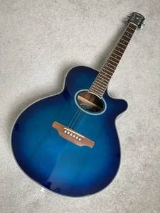 Aria Electro Acoustic Guitar Elecord FET STD BLS Fishman Pickup - Picture 1 of 10