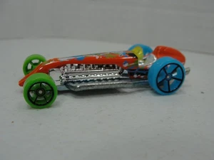 2021 HOT WHEELS ROCKET OIL SPECIAL ART CARS ORANGE 1:64 DIECAST CAR W BLUE GREEN - Picture 1 of 5