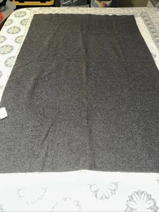 NWT Vintage WOOLRICH Wool Blanket Throw 42 X 60” Shetland Gray - Picture 1 of 8
