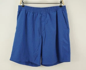 Pantalones Cortos de Entrenamiento Hill City Para Hombre Grandes Azul Jaspeado Tejido Cremallera Bolsillo Rendimiento - Imagen 1 de 8