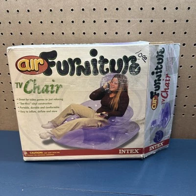 Silla de TV Intex Air Furniture 1999 vintage nueva caja abierta Foto 1 de 4