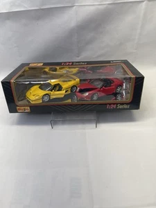 Maisto 2 Car Pack Ferrari F50 And Porsche Boxster -1:24 Scale Diecast - Picture 1 of 7