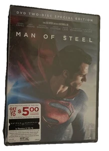 Man Of Steel (DVD) 2-Disc Special Edition Henry Cavill Amy Adams Kevin Costner - Picture 1 of 2