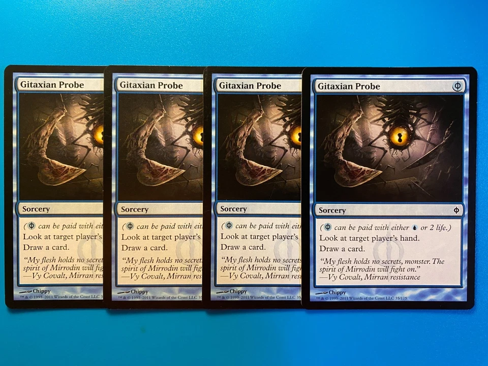 MTG 4x Gitaxian Probe # 35 New Phyrexia Magic the Gathering x4 NM - Image 1 of 1