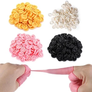 Fingerlinge Gummihandschuhe Sprühlackierung Elektronik Industrie Latex - Bild 1 von 18