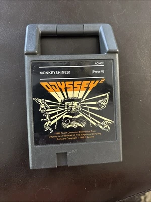Monkeyshines! (Magnavox Odyssey 2, 1982) Cart Only. Tested - Image 1 of 2