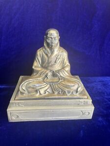 Figurine Bouddha en argent sterling statue figurines figurine Bouddha antique XL