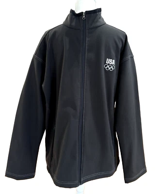 ¡NUEVO! CHAQUETA NEGRA BMW EQUIPO OLÍMPICO DE ESTADOS UNIDOS MERCANCÍA OFICIAL CON LICENCIA HOMBRES XL ¡NUEVA CON ETIQUETAS! Foto 1 de 4