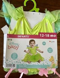Disney Baby Tinkerbell Costume Halloween Dress-Up Dress Infant Size 12-18 Month - Picture 1 of 3