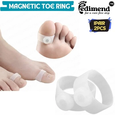 PEDIMEND™ Silicona Adelgazante Terapia Magnética Anillos para los dedos Pérdida de Peso Terapia Tonificadora Foto 1 de 4