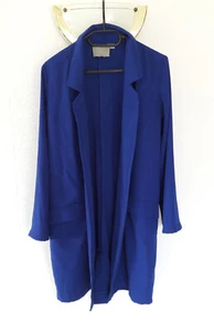 Leichter Mantel Longblazer Asos royalblau oversized XS/34, S/38, M/38 neu - Bild 1 von 3