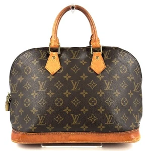 Auténtico bolso de mano Louis Vuitton LV Alma PM marrón monograma - Imagen 1 de 18