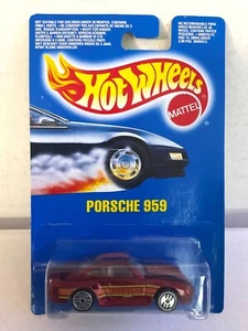 Hot Wheels PORSCHE 959 - 1990 BLUE CARD International No # (US #80) 4631 - Picture 1 of 4