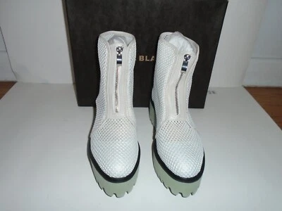All Black Ivory Amazing Flatform Bootie Size 38 New In Box - Image 1 of 4