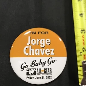 2002 Jorge Chavez All Star Jockey Championship Horse Race Pin - Picture 1 of 3