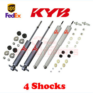 KYB Kit 4 Front&Rear Shocks GAS-A-JUST for LINCOLN Continental 1970-81