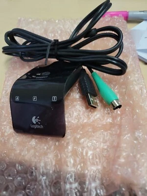 Logitech 831511-0000 C-BT44 USB PS/2 Wireless Keyboard And Mouse Receiver - Image 1 of 2