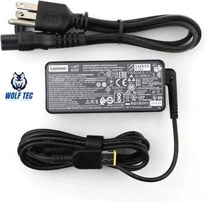 Genuine LENOVO ThinkPad E450 E455 E460 Adapter Charger AC 45W 20V 2.25A Square - Picture 1 of 6