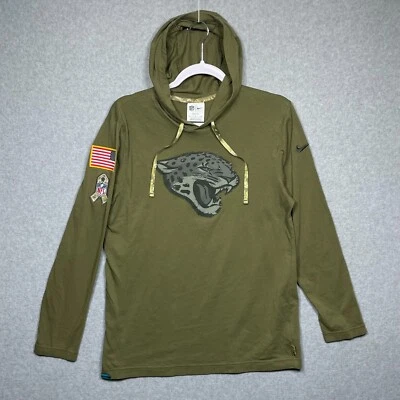 Jacksonville Jaguars Hoodie Small Nike Salute To Service Lightweight NFL - Image 1 of 4
