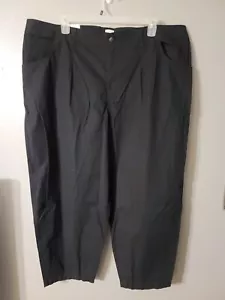 A New Day Black Tapered Leg High Rise Women's Chino Pants Plus Size 22R NWT - Picture 1 of 6
