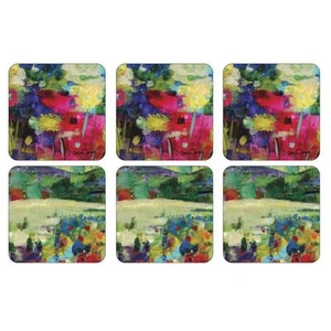 Set 6 sottobicchieri fiori impressionisti Pimpernel - Foto 1 di 1