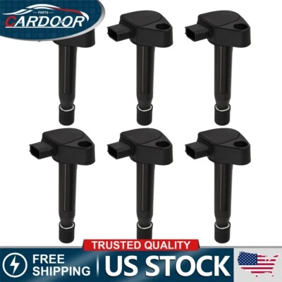 6 Ignition Coil Fits 2001-03 Acura CL TL 3.2L V6 Honda Accord 3.0L Odyssey 3.5L - Image 1 of 4