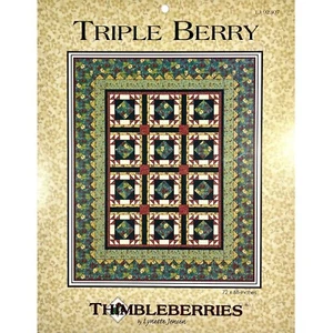 Thimbleberries Triple Berry Quilt PATTERN LJ92307 by Lynette Jensen - Picture 1 of 7