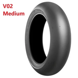 Race Motorcycle Tyre Bridgestone V02 Slick 200/660 R17 NHS TL Med Rear Suzuki - Picture 1 of 5