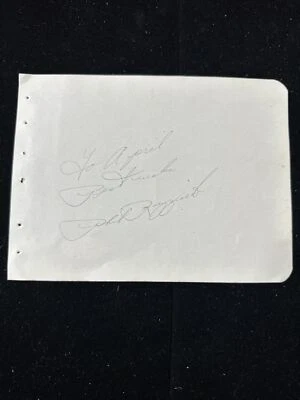 Phil Rizzuto  Signed New York Yankees Baseball Album Page - JSA AG93112 - Image 1 of 4