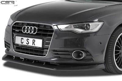 Cup Spoiler Lippe Front Ansatz Schwert ABE Glossy für Audi A6 C7 4G CSL325-G - Bild 1 von 4