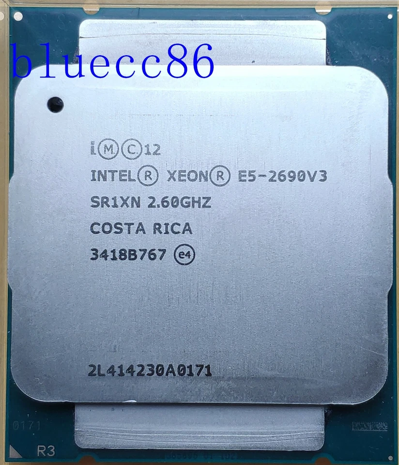 Intel Xeon E5-2690 V3 OEM 2.6Ghz 12-Core 30M  SR1XN LGA2011-3 CPU Processor - Image 1 of 1