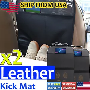 Waterproof Car Seat Back Protector Cover Organizer Backseat Kick Mat Travel Bag - Picture 1 of 8