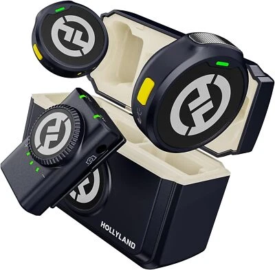 Hollyland Lark M2 Wireless Lavalier Mikrofon für Kamera, iPhone, Android, PC, - Bild 1 von 4