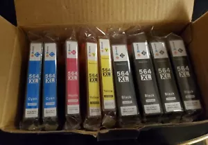 GPC Image Ink Cartridge 564XL 9 Cartridges Black, Magenta, Yellow, Cyan Sealed - Imagen 1 de 2