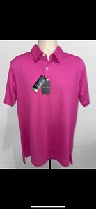 Dunning Golf COOLMAX Men’s Medium Golf Polo, Tulip Color New With Tags - Picture 1 of 3