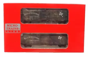 N Micro Trains 98305082 Weathered Gulf, Mobile & Ohio 50' Boxcar mit 10' Tür (2) - Bild 1 von 5