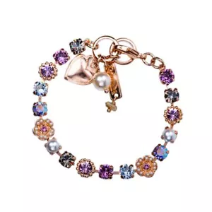 Mariana Petite Flower and Cluster Bracelet in Cake Batter - Picture 1 of 1