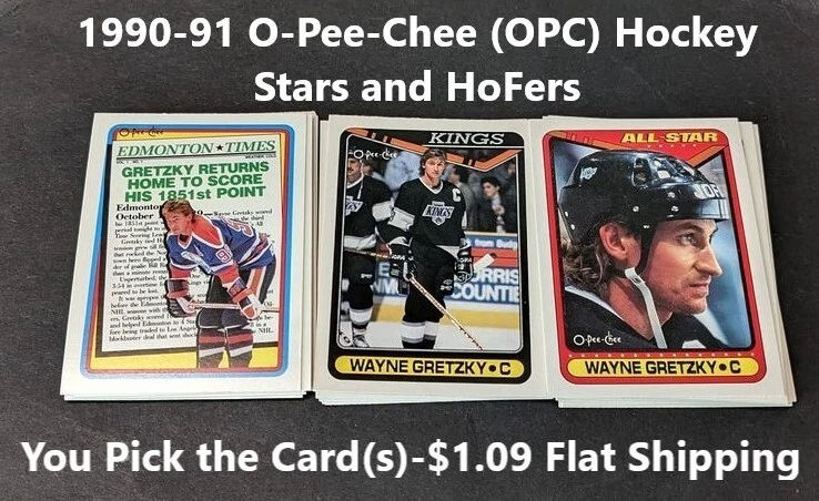 1990-91 O-Pee-Chee (OPC) Hockey-YOUR CHOICE-$1.09 Flat Shipping UPDATED 8/22 - Image 1 of 1