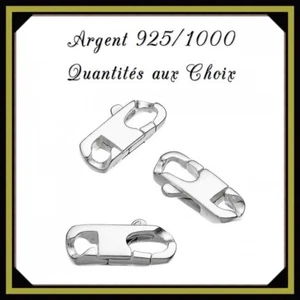 Fermoir mousqueton gourmette 17X6,2mm, en Argent 925/1000 . Réf: CHGU6 - Bild 1 von 1