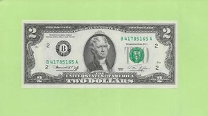 1976 ..UNCIRC $2  B 4178 5165 A .... 1976 $2  B-A    NICE NOTE      FRN - Picture 1 of 2