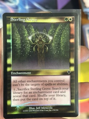 Magic The Gathering MTG - Invasion INV 2000 - #278 Sterling Grove FOIL x1 - Image 1 of 2