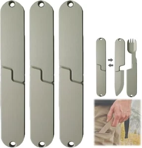 Camping Eating Utensils Set,Kopak Utensil Set,2 in 1 Camping Eating Utensils Set - Picture 1 of 18