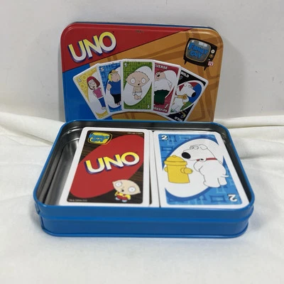Family Guy UNO Special Edition Metal Tin Game No Instructions - Image 1 of 4