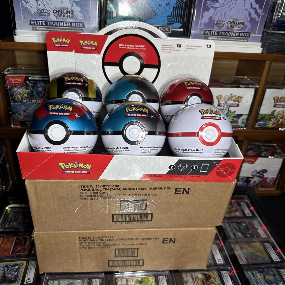 Pokemon TCG Poke Ball Tin Rerelease (Q4 2024) (1 at Random)